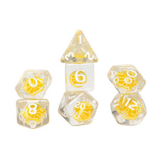 Sirius Dice Polyhedral 7-Die Set: Fruit Slice - Lemon