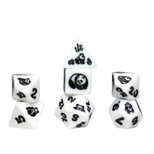 Sirius Dice Polyhedral 7-Die Set: Animal Dice - Moon Panda
