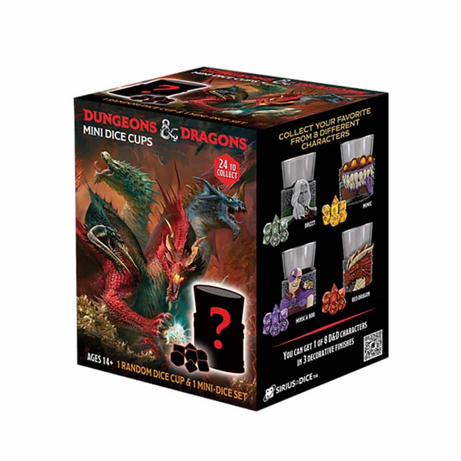 Dungeons & Dragons Mini Dice Cups