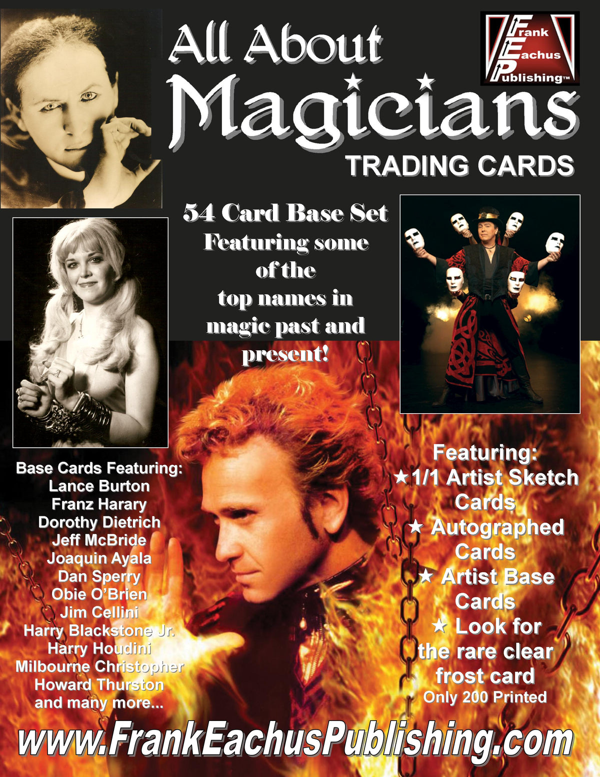 2013 Frank Eachus "All About Magicians" Unopened Trading Card Box (24 Packs)