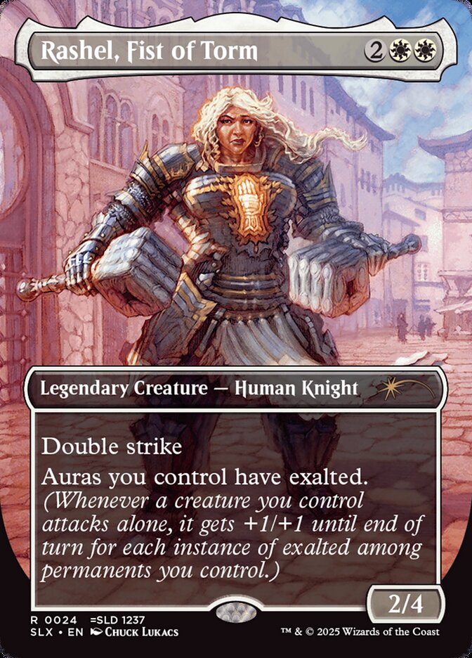 Magic MTG Rashel, Fist of Torm (Borderless) [Universes Within] Lightly Played
