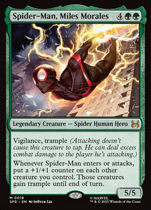 Magic MTG Spider-Man, Miles Morales [Marvel's Spider-Man] Near Mint Single