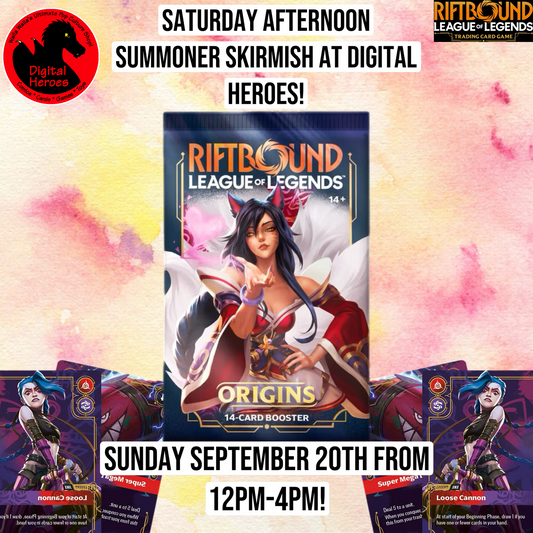 09/20/2026 12:00 PM Riftbound Afternoon Summoner Skirmish