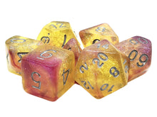 Old School 7 Piece DnD RPG Dice Set: Galaxy - Supernova
