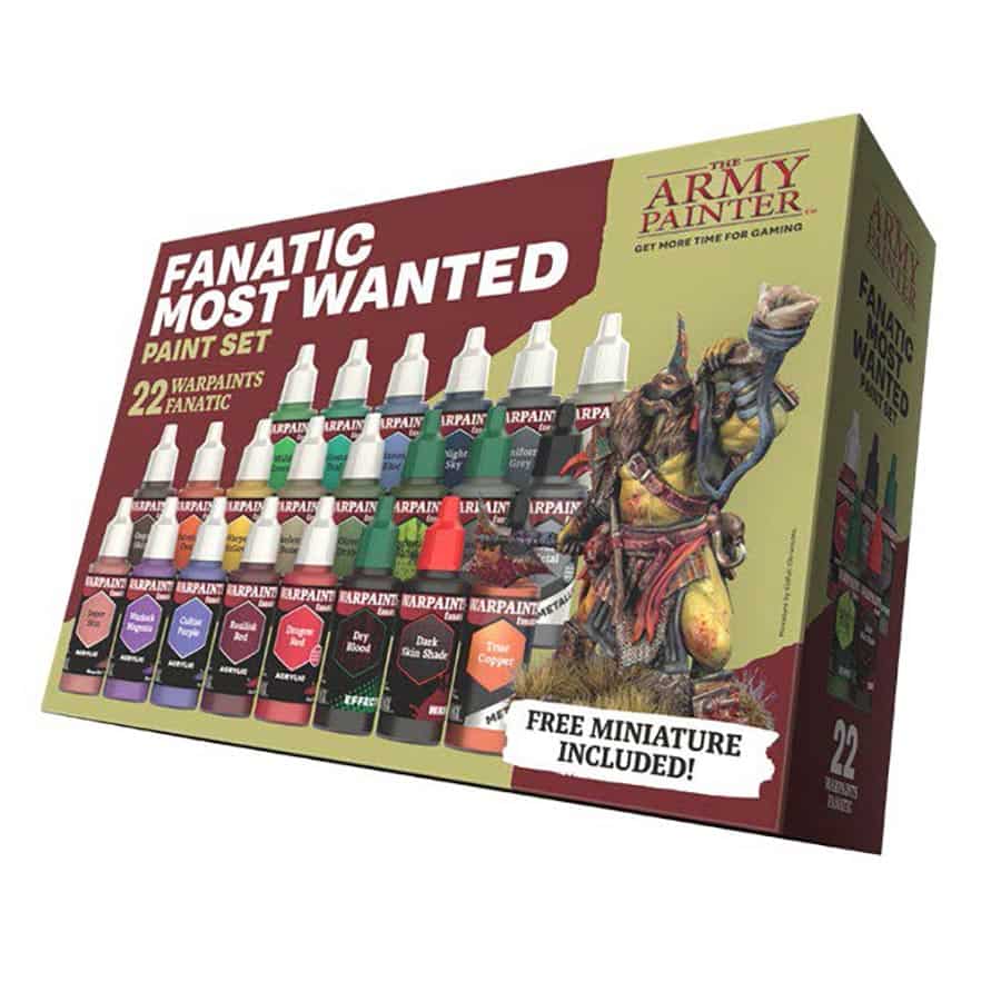 Army Painter Fantatic Most Wanted Paint Set