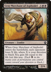 Gray Merchant of Asphodel (Foil) [Theros] Near Mint