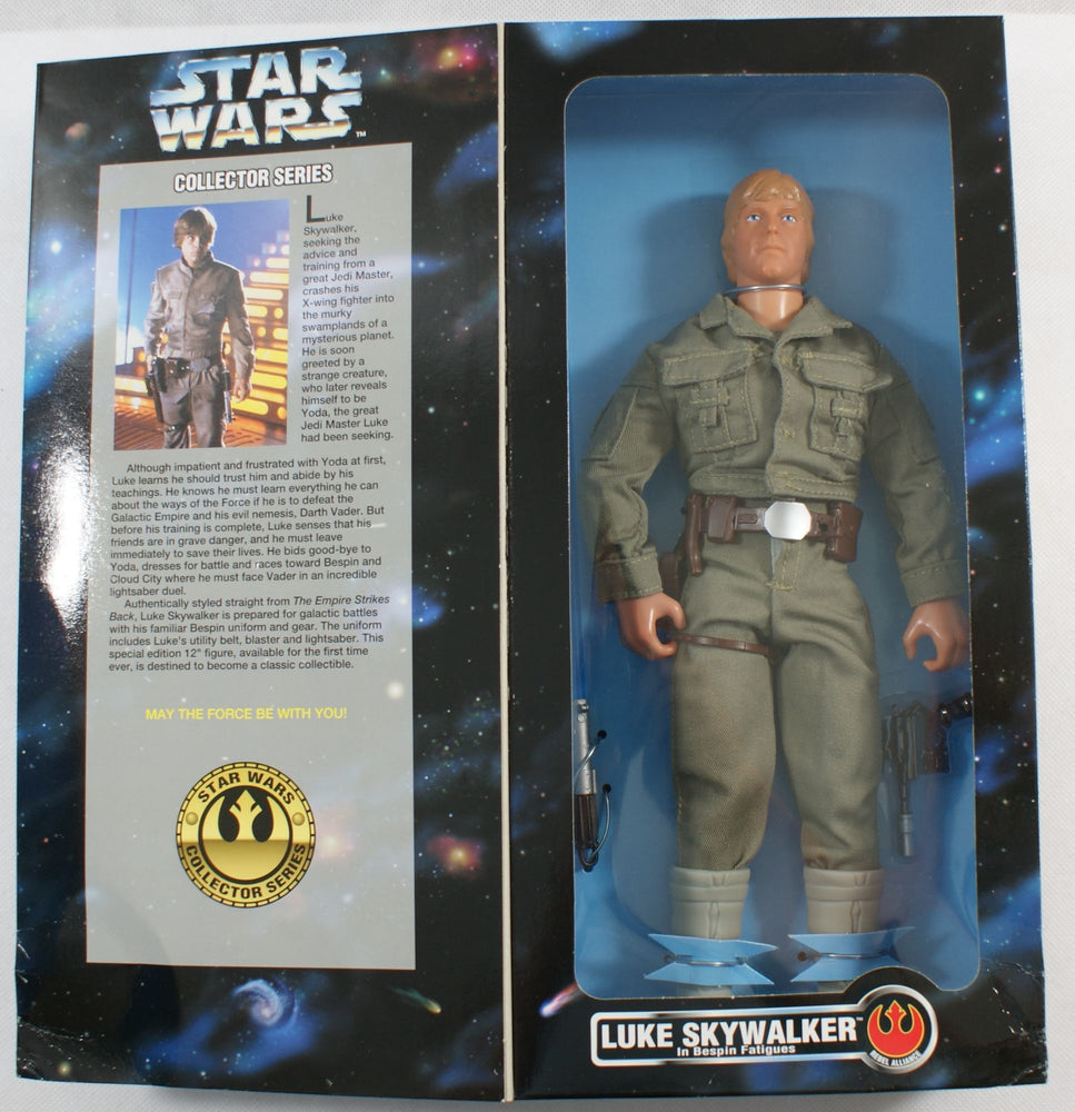 1996 Hasbro Star Wars Collector Series Luke Skywalker Bespin Action Figure Doll 12 Inch