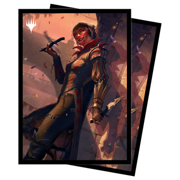 ULTRA PRO: MAGIC THE GATHERING: MURDERS AT KARLOV MANOR: 100CT DECK PROTECTOR SLEEVES (MASSACRE GIRL)
