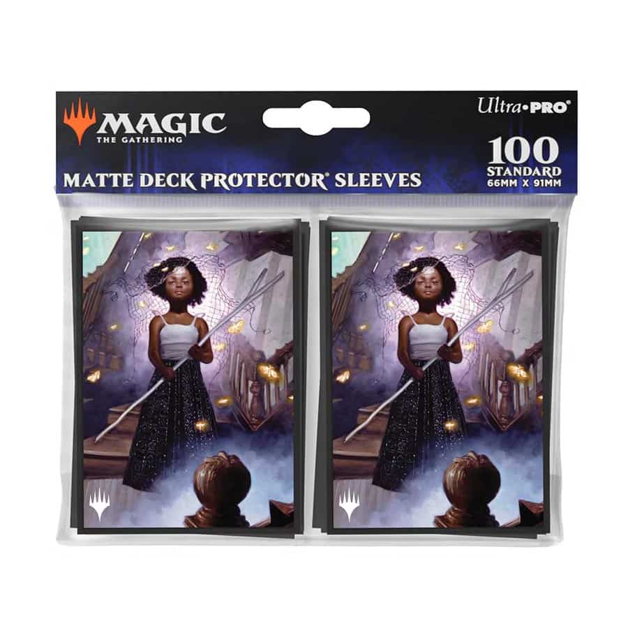 Ultra PRO: Standard 100ct Sleeves - Duskmourn (Commander B - Aminatou, Veil Piercer)