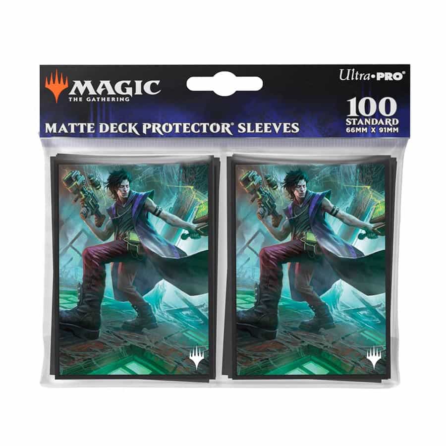 Ultra PRO: Standard 100ct Sleeves - Duskmourn (Commander C - Winter, Cynical Opportunist)