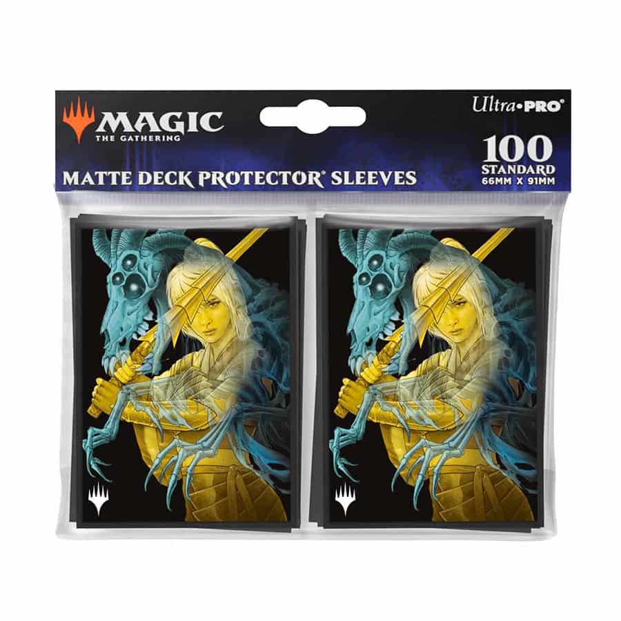 Ultra PRO: 100+ Deck Box - Duskmourn (Alt Art Key Character Mythic 1 - The Wandering Rescuer - Double Exposure Alt)