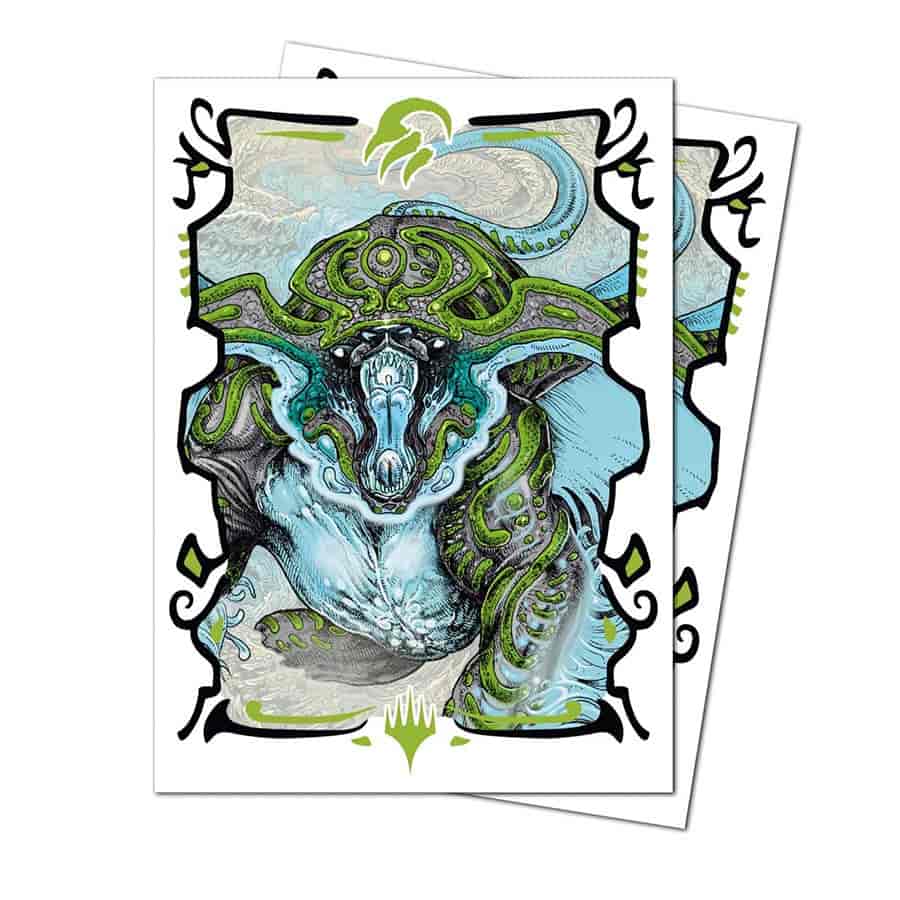 Ultra PRO: 105ct Standard Sleeves (APEX) - Tarkir Dragonstorm (Ureni, the Song Unending)