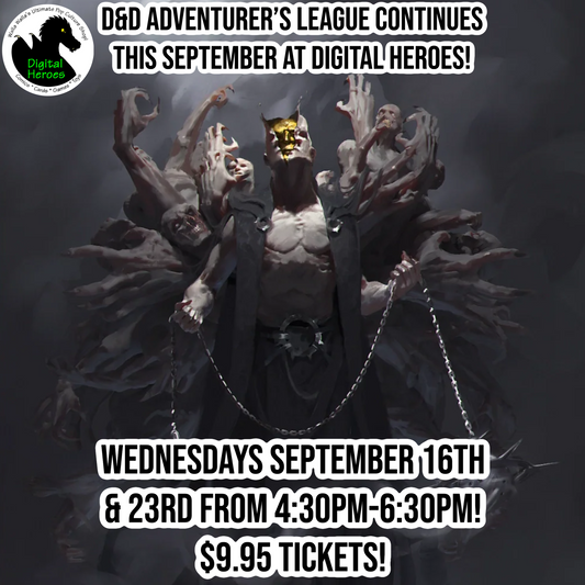 09/23/2026 4:30 PM D&D Adventurer's League: Steinhardt's Guide to the Eldritch Hunt Ticket