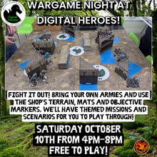 10/10/2026 4:00 PM Free-Play Wargame Night Ticket