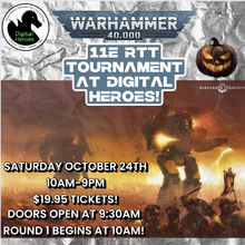 10/24/2026 10:00 AM Warhammer 40k 11e RTT - Chapter Approved Ticket