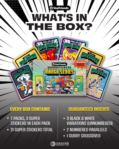 2025 VeeFriends Superstickers Manga Series Box