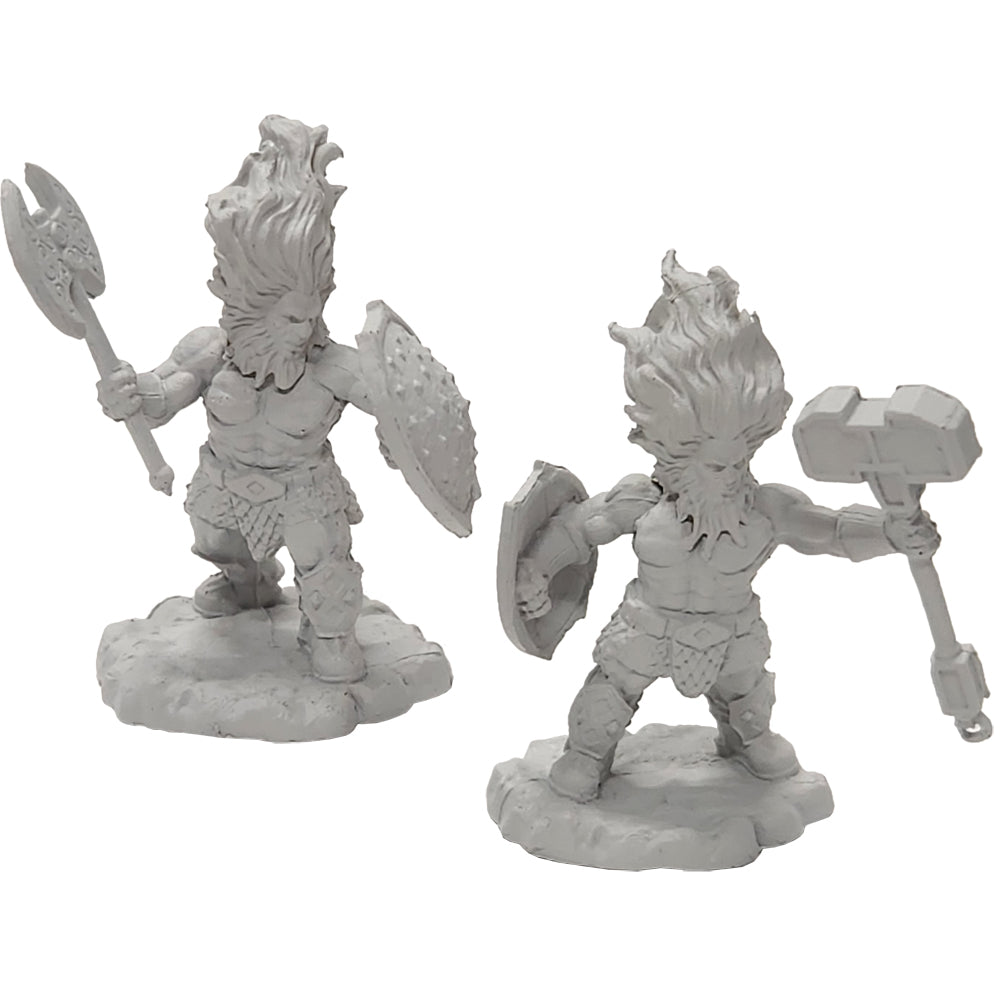 Nolzur's Marvelous Miniatures -  Unpainted: Azer Warriors