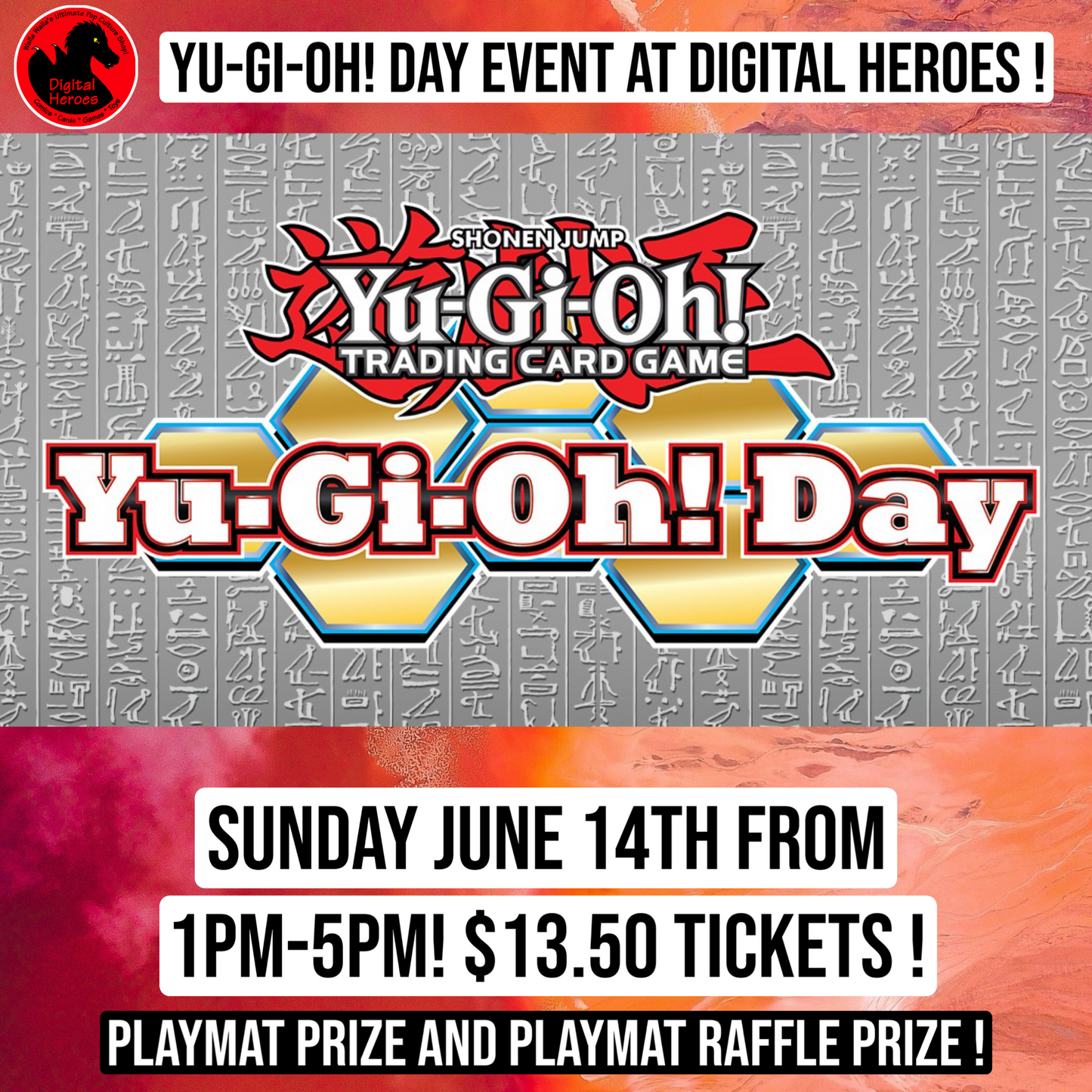06/14/2026 1:00PM Yu-Gi-Oh Day Event Ticket