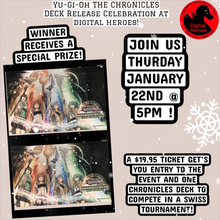 01/22/2026 5:00 PM Yu-Gi-Oh THE CHRONICLES DECK Release Celebration Ticket