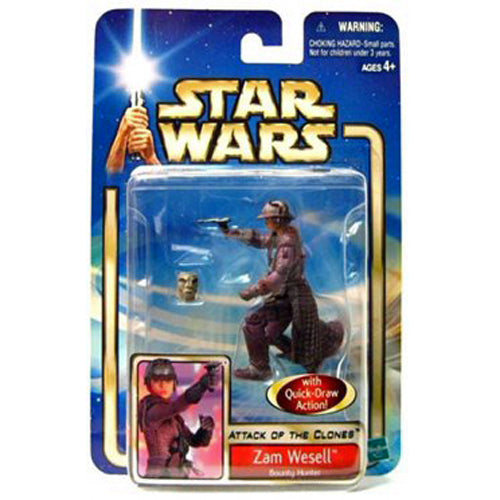 Star Wars Zam Wesell Bounty Hunter Action Figure