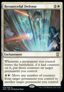 Resourceful Defense (Promo Pack) [Streets of New Capenna Commander Promos]