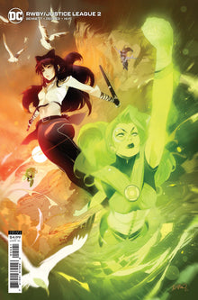 RWBY JUSTICE LEAGUE #2 (OF 7) CVR B SIMONE DI MEO CARD STOCK