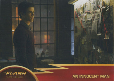 Flash Season 1 Gold Logo Parallel Chase Card #03 An Innocent Man