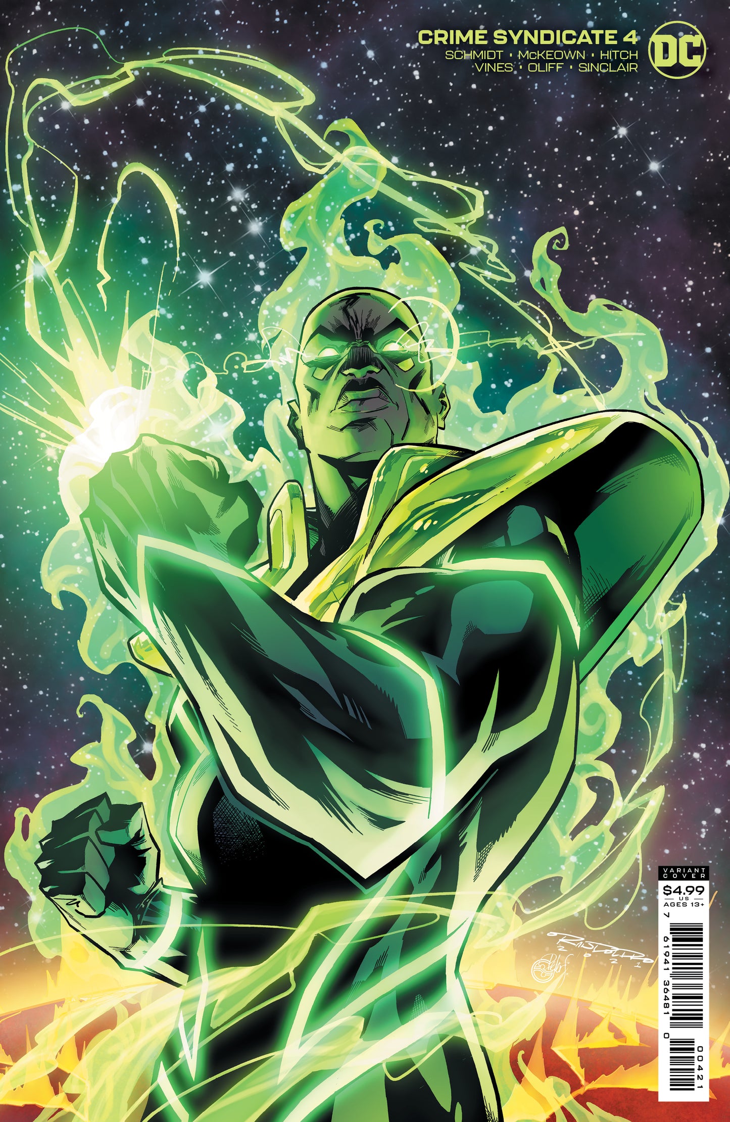 CRIME SYNDICATE #4 (OF 6) CVR B KHARY RANDOLPH CARD STOCK VA