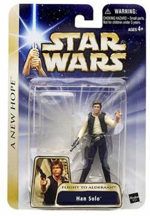 Star Wars A New Hope Basic 2004 Han Solo Action Figure [Flight to Alderaan]