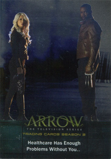Arrow Season 2 Base 05 Silver Foil Parallel Chase Card 21/40