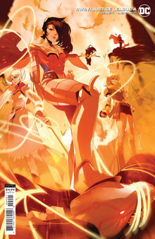 RWBY JUSTICE LEAGUE #4 (OF 7) CVR B SIMONE DI MEO CARD STOCK VAR