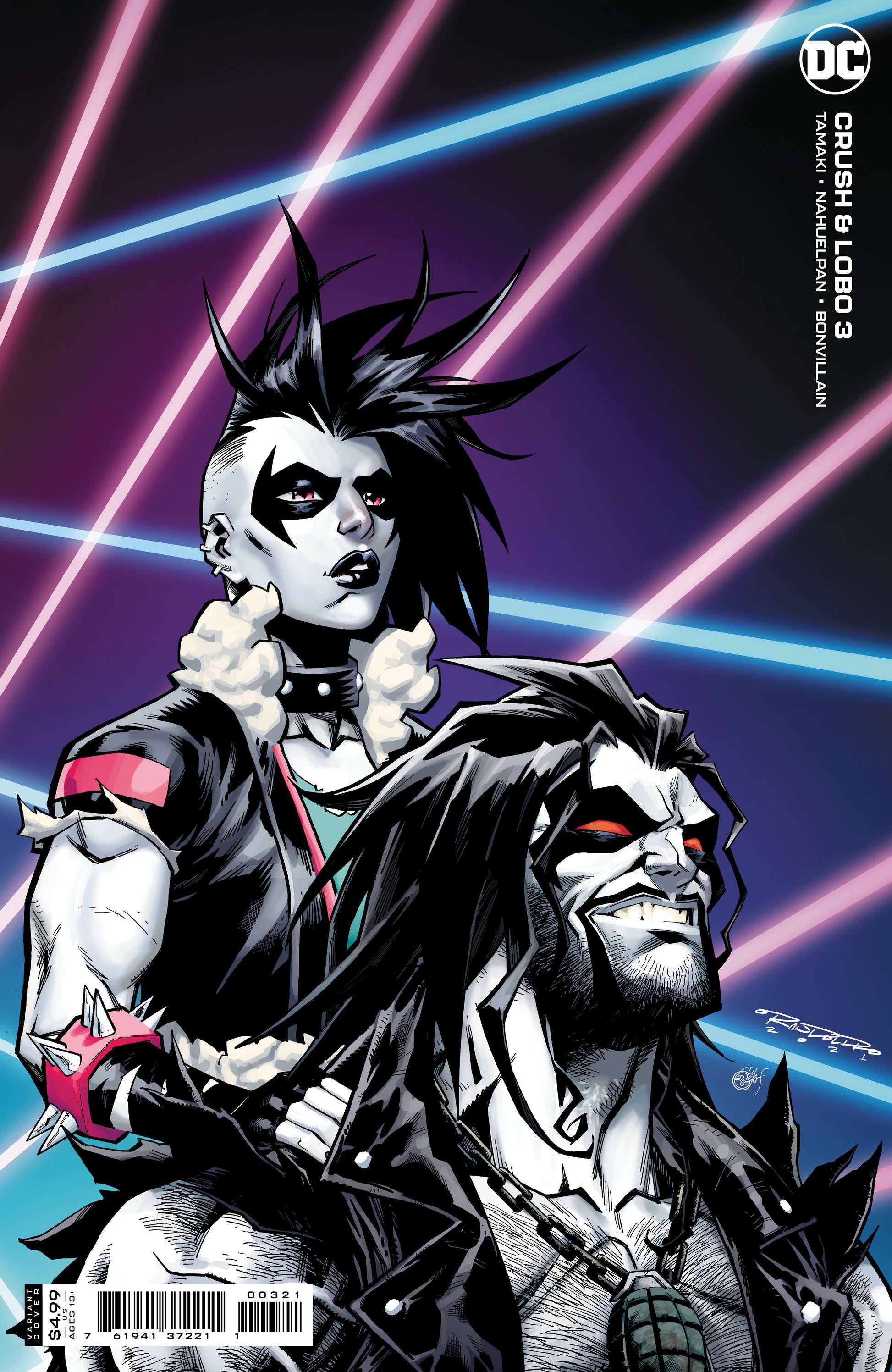 CRUSH & LOBO #3 (OF 8) CVR B KHARY RANDOLPH CARD STOCK VAR