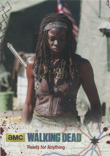 Walking Dead Season 4 Part 2 Silver Foil Parallel Base Card 07 #44/99