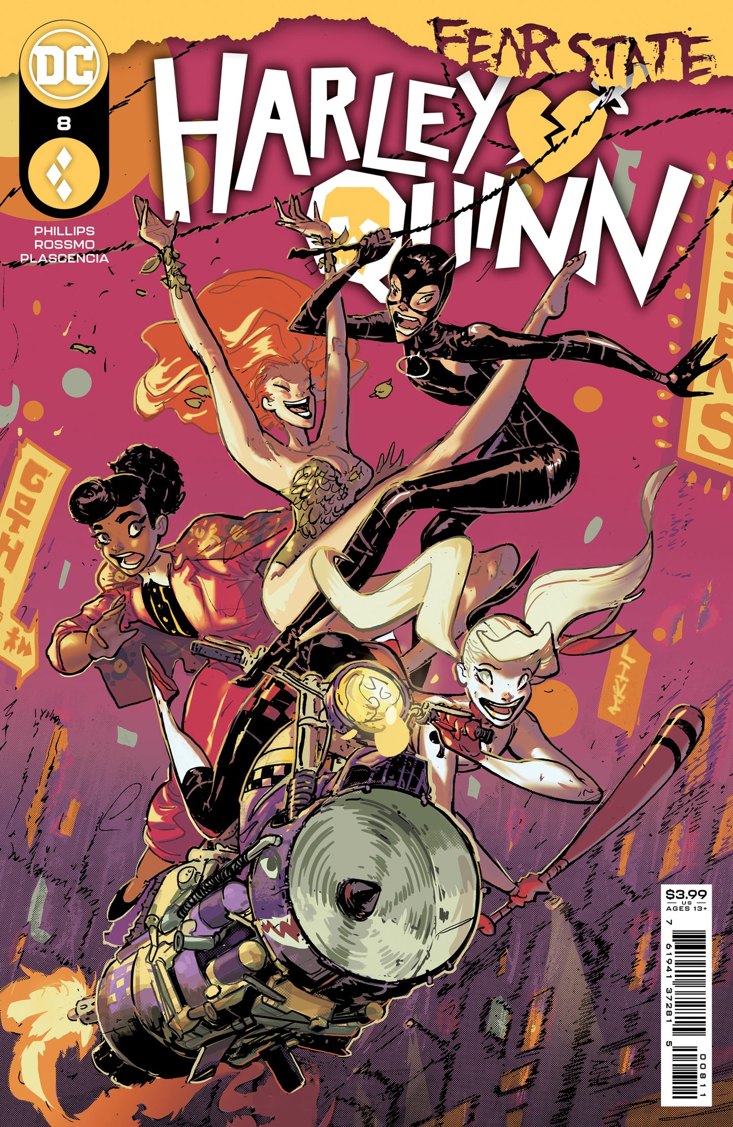 HARLEY QUINN #8 CVR A RILEY ROSSMO (FEAR STATE)