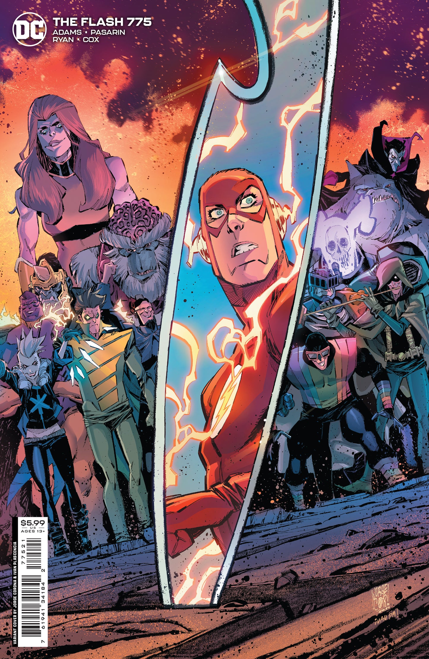 FLASH #775 CVR B JORGE CORONA CARD STOCK VAR