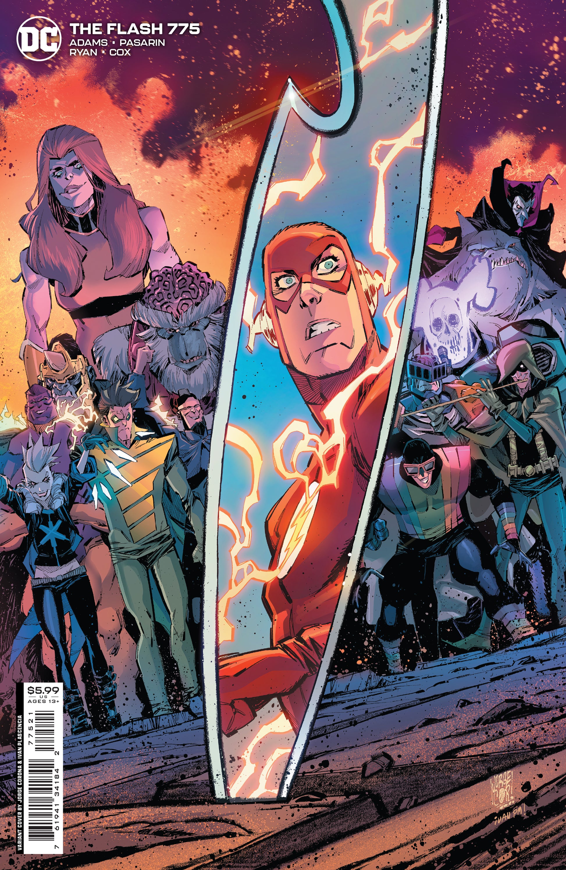 FLASH #775 CVR B JORGE CORONA CARD STOCK VAR