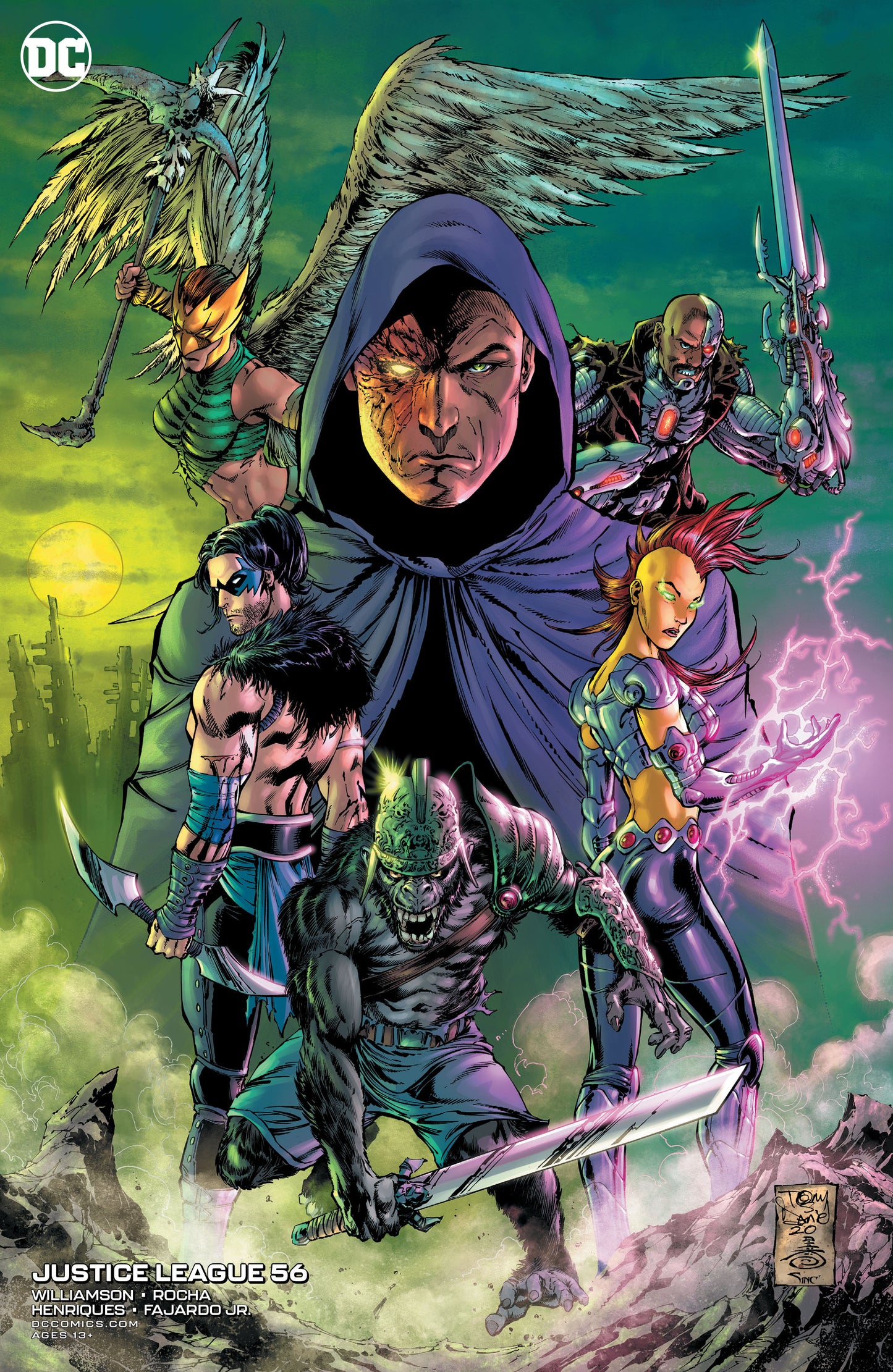 JUSTICE LEAGUE #56 CVR B TONY S DANIEL & DANNY MIKI VAR (DAR