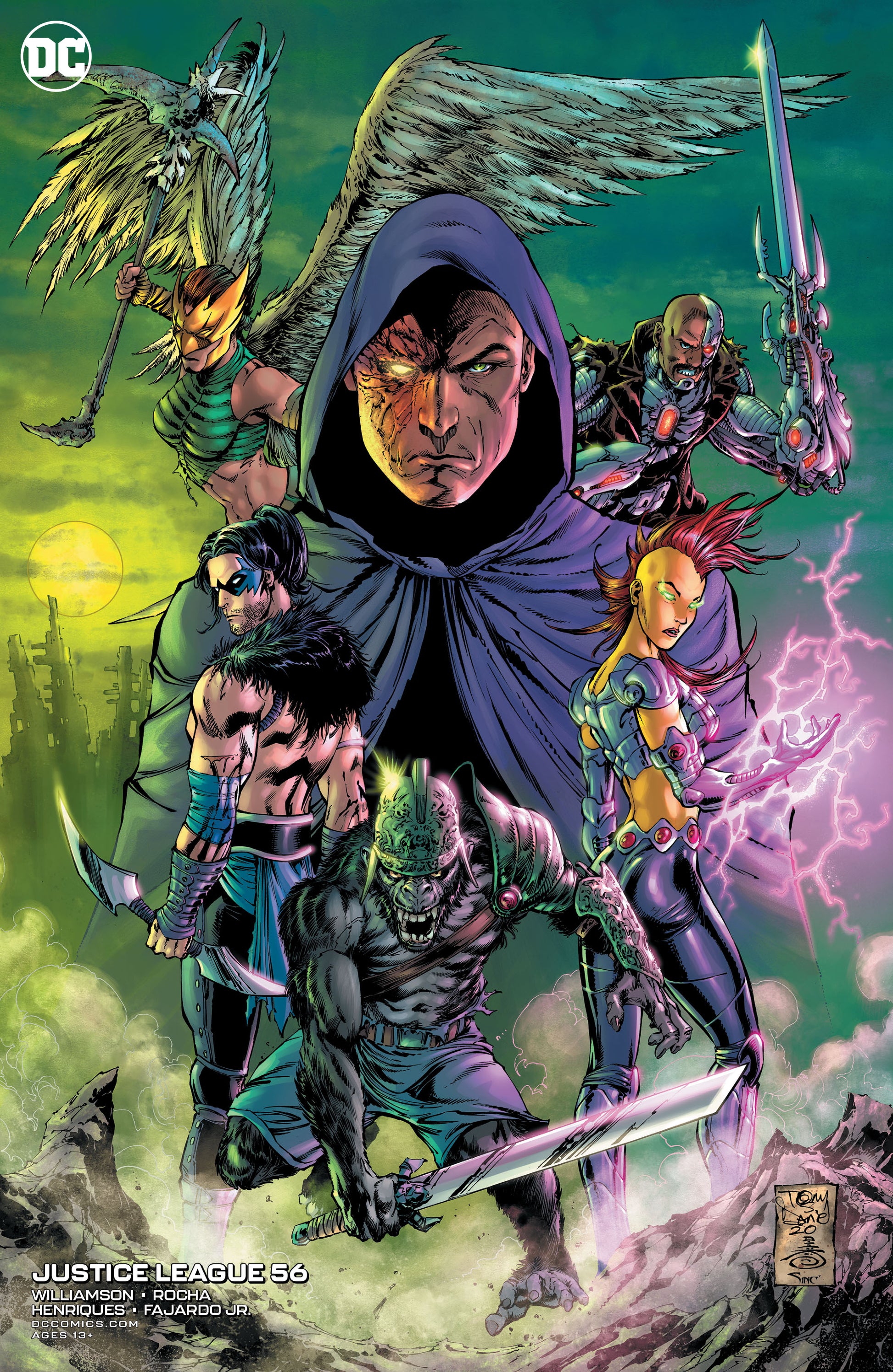 JUSTICE LEAGUE #56 CVR B TONY S DANIEL & DANNY MIKI VAR (DAR