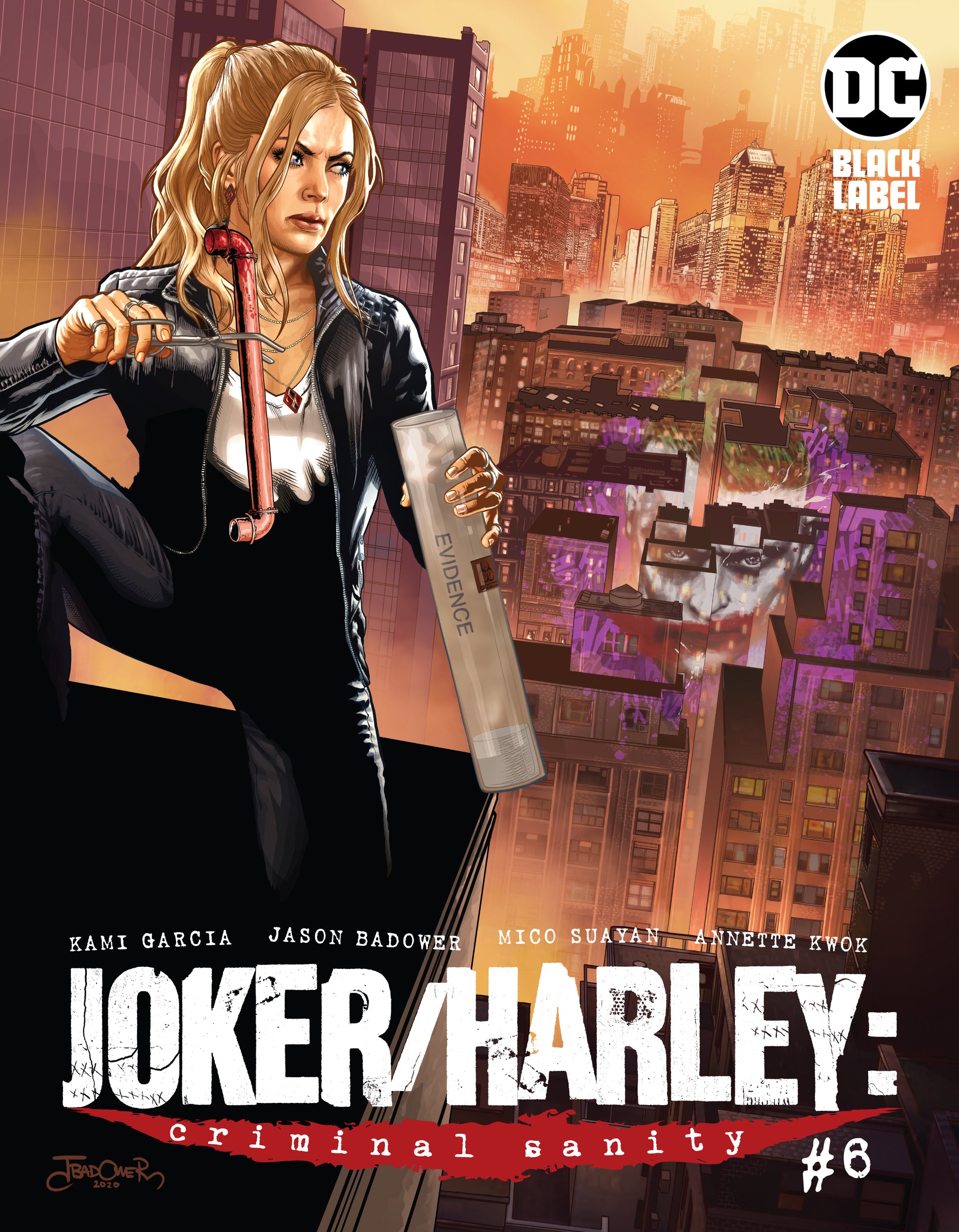 JOKER HARLEY CRIMINAL SANITY #6 (OF 8) CVR B JASON BADOWER V