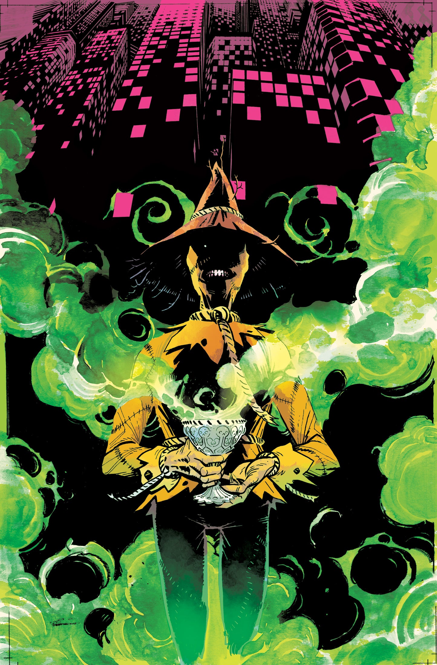 GOTHAM CITY VILLAINS ANNIVERSARY GIANT #1 (ONE SHOT) CVR B WES CRAIG SCARECROW CARD STOCK VAR