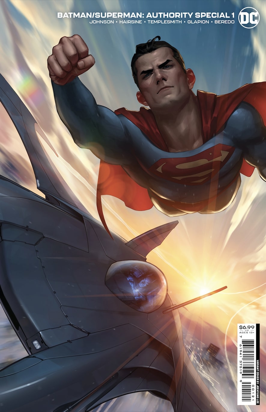 BATMAN SUPERMAN AUTHORITY SPECIAL #1 (ONE SHOT) CVR B JEEHYUNG LEE CARD STOCK VAR