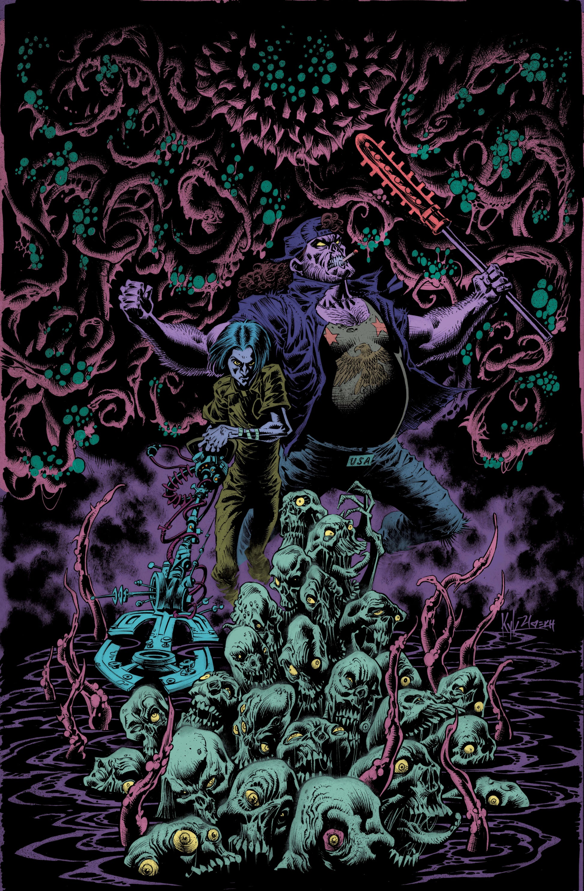 DC HORROR PRESENTS SOUL PLUMBER #3 (OF 6) CVR B KYLE HOTZ CARD STOCK VAR (MR)