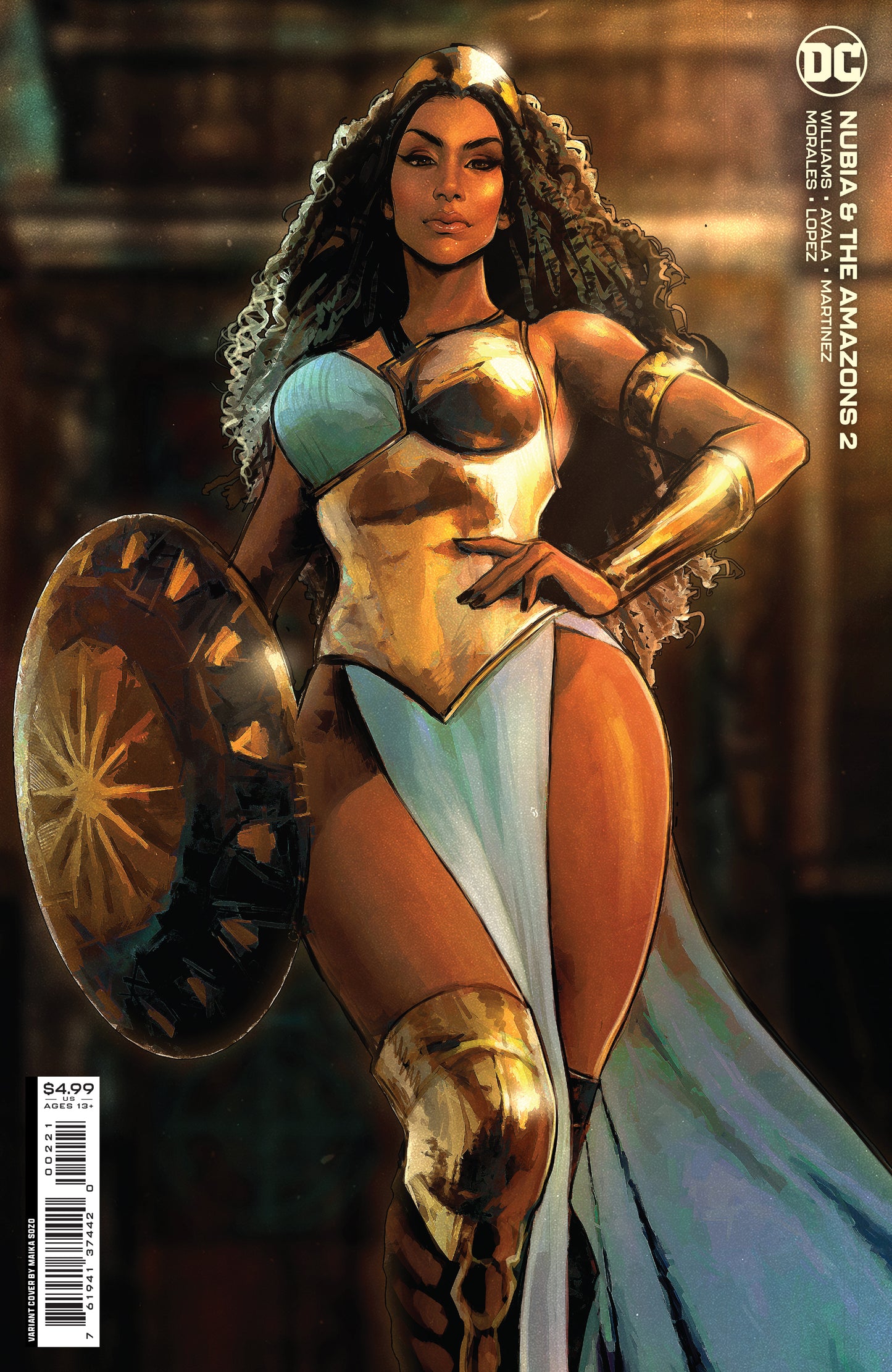 NUBIA AND THE AMAZONS #2 (OF 6) CVR B MAIKA SOZO CARD STOCK VAR