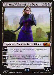 Liliana, Waker of the Dead (Promo Pack) [Core Set 2021 Promos]