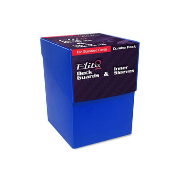 Combo Pack - Inner Sleeves and Elite2 Deck Guards-Blue