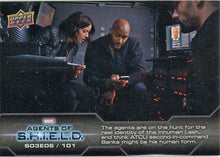 Marvel Agents of SHIELD Compendium Season 3 Chase Card 101 S03E06