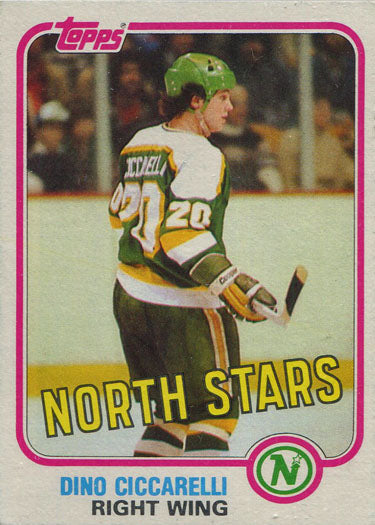 Topps Hockey 1981-82 Base Card 105 Dino Ciccarelli