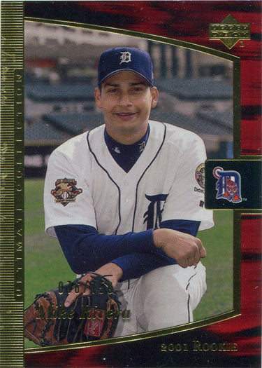 Upper Deck Baseball 2001 Base Rookie Card 105 Mike Rivera 076/750