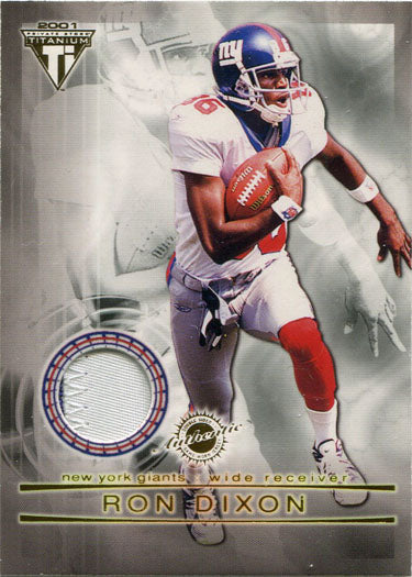 Pacific Private Stock Football 2001 Dual Game Worn Jersey Card 109 Dixon/Hakim