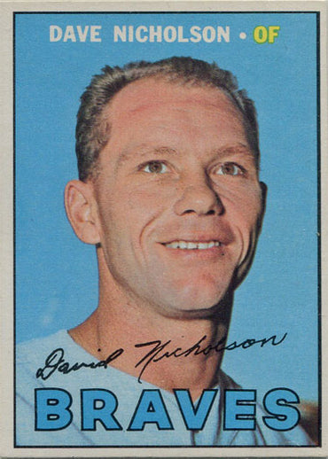 Topps Baseball 1967 Base Card 113 Dave Nicholson